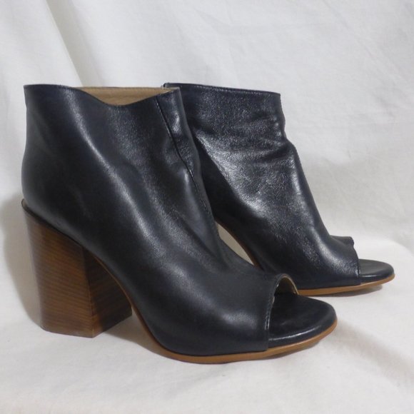 RUDSAK, size 37, open toe heels, zip back, Made In Italy, GUC - Picture 2 of 15